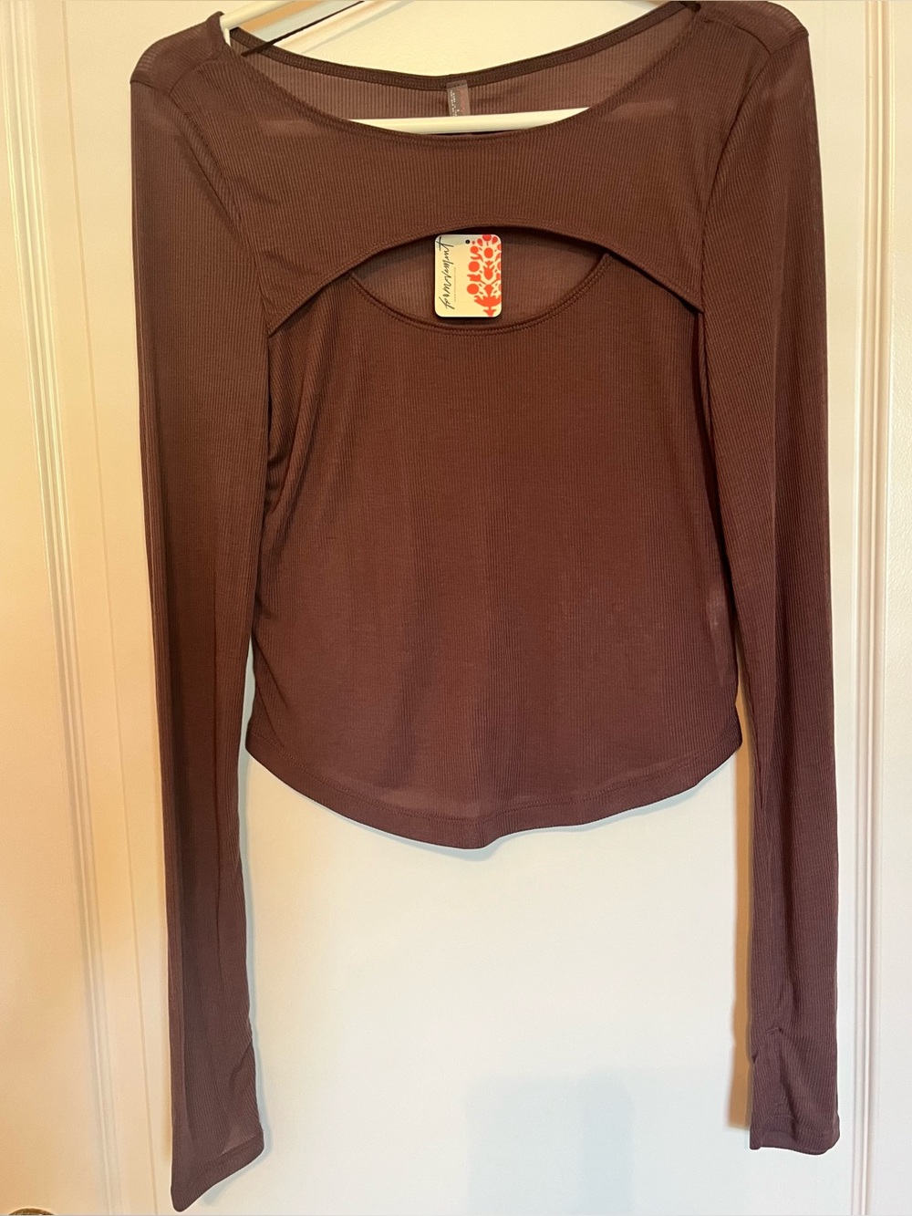 FP Movement cropped long-sleeve layering top